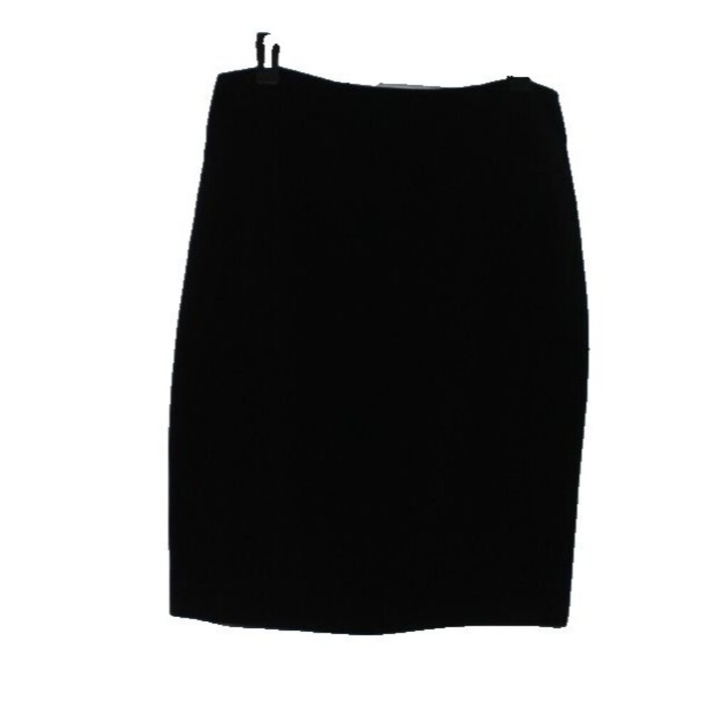 Vintage Elliott Lauren Skirt Black Pencil Straight Lined Zip Size 8 NEW Made USA